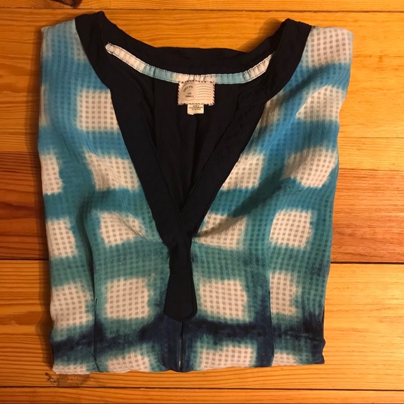 Anthropologie Postmark Blue Ombré Top, NWOT, XS - Picture 12 of 12